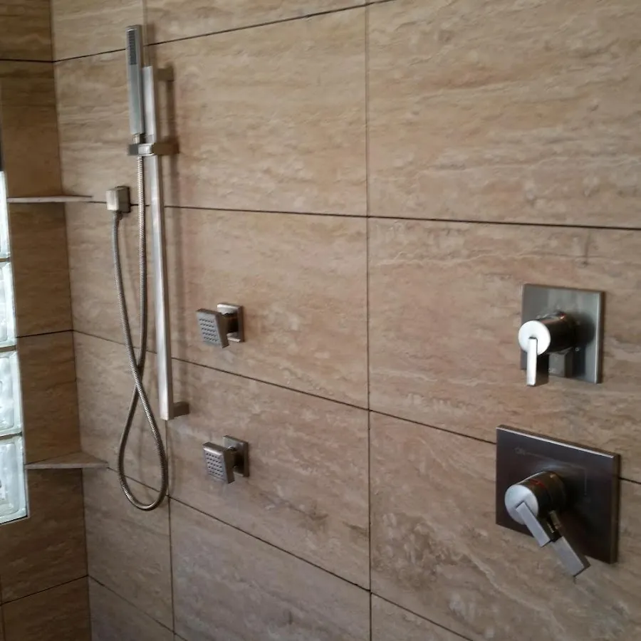 Shower fixture installation for Water Heater Replacement in Aubrey